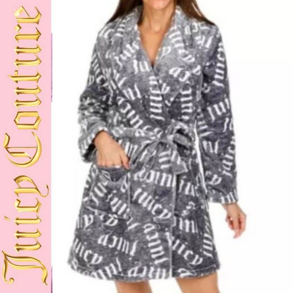 Juicy Couture Signature Logo Plush Robe